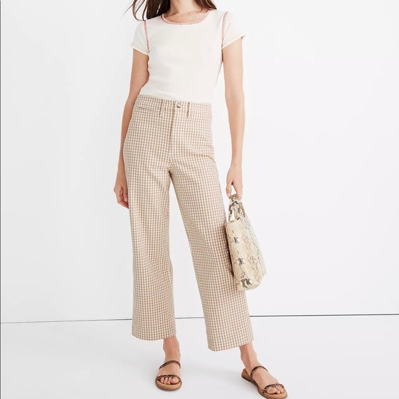 Madewell Wide-Leg Cropped Pants